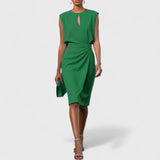 Odelia | Elegant Wrap Midi Dress