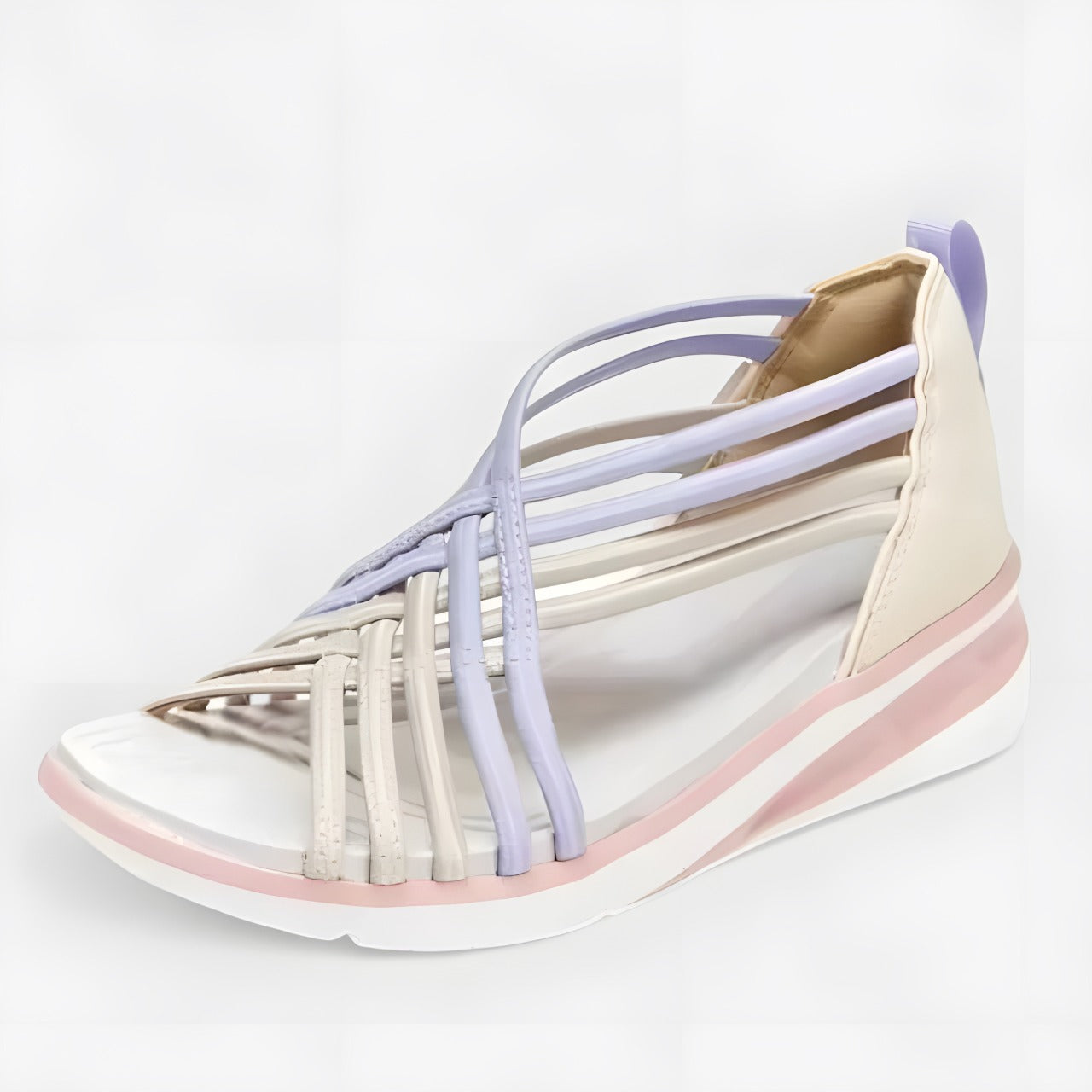 Eliza | Women's Elegant Orthopaedic Sandals Lilac, photo studio