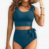 High-Waisted Two-Piece Bikini Set