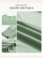 Fay | Round-Neck Blouse with Pleated Sleeves