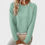 Asymmetric Button Jumper