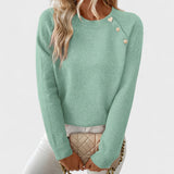 Asymmetric Button Jumper
