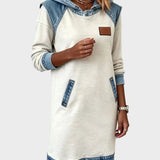 Irene | Hooded Denim Dress