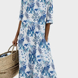 Emma | Light and Flowy Floral Midi Dress