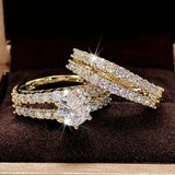 Siobhan | Eternal Radiance Ring Set