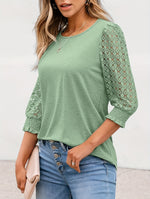 Beatriz | Elegant Blouse with Openwork Sleeves