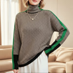 Green Stripe Chevron Jumper