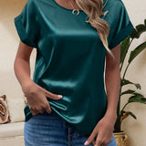 Viviana | Short-Sleeve Round-Neck Blouse