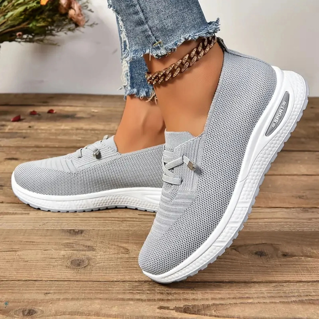Raquel Orthopedic Comfort Shoes Grey, photo studio