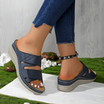 Kiera | Orthopaedic Wedge Slides with Adjustable Straps