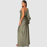 Meredith | Elegant One-Shoulder Maxi Dress
