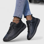 Robin | Orthopaedic Stitched Sneakers with a Strap and Laces