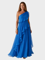 Talia | Maxi Dress with Cascading Ruffles