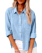 Martina | Oversized Shirt with Chest Pocket