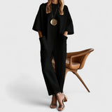 Emmy | Elegant Short-Sleeve Jumpsuit
