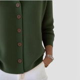 Rosanna | Knit Polo-Collar Button Blouse