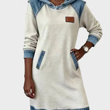 Irene | Hooded Denim Dress