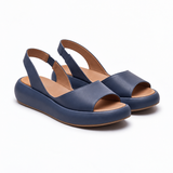Glenda | Platform Slingback Sandals with a Wide Front Strap