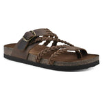 Leah | Braided Slide Sandals with a Buckle Strap