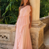 Talia | Maxi Dress with Cascading Ruffles