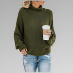 Orange High-Neck Jumper