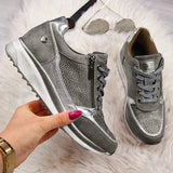 Clarisse | Orthopaedic Trainers with a Side Zip