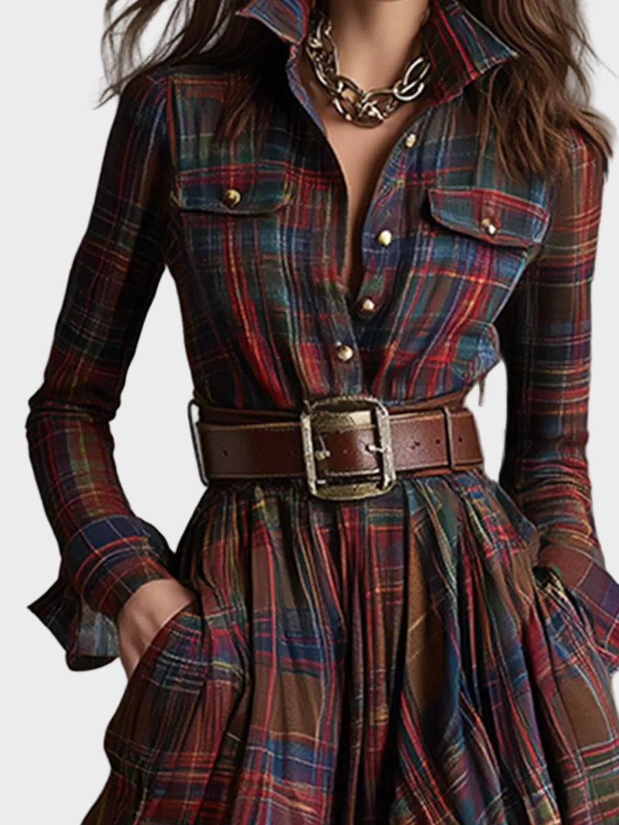 Evelyn | Classic Elegant Shirt Dress