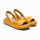 Glenda | Platform Slingback Sandals with a Wide Front Strap