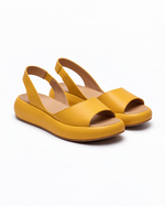Glenda | Platform Slingback Sandals with a Wide Front Strap