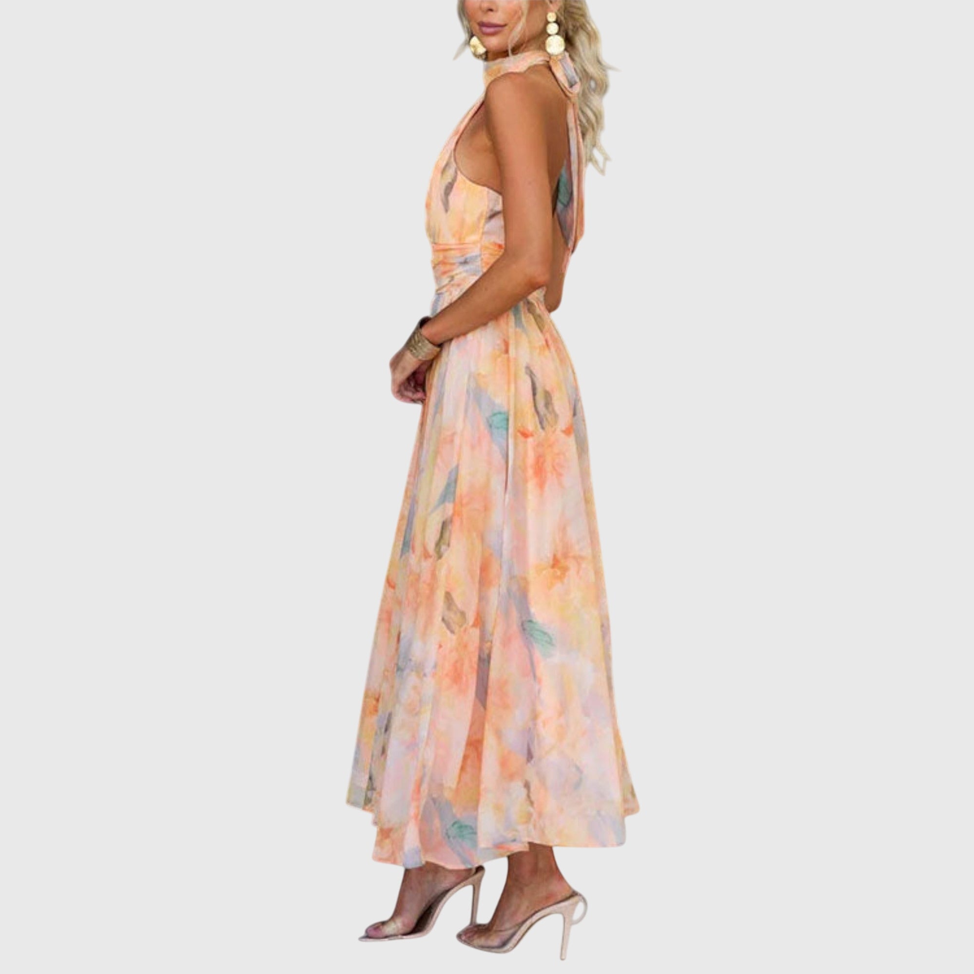 Open-Back Maxi Dress