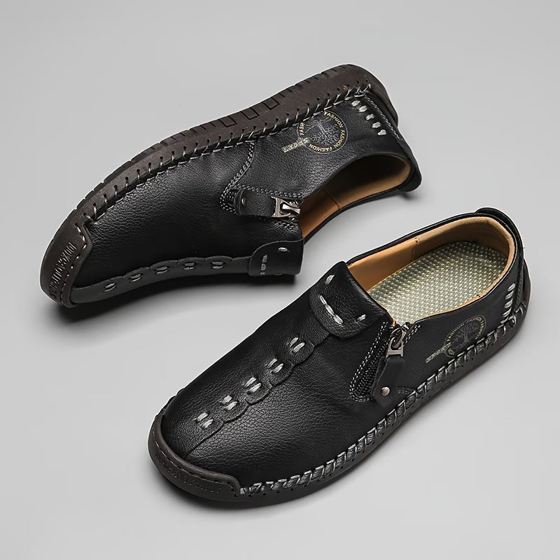 June Handmade Comfort Slip-On Shoes Green, photo studio