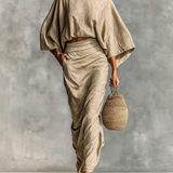 Willow | Two-Piece Set with Draped Skirt