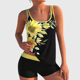 Two-Piece Floral Swimsuit