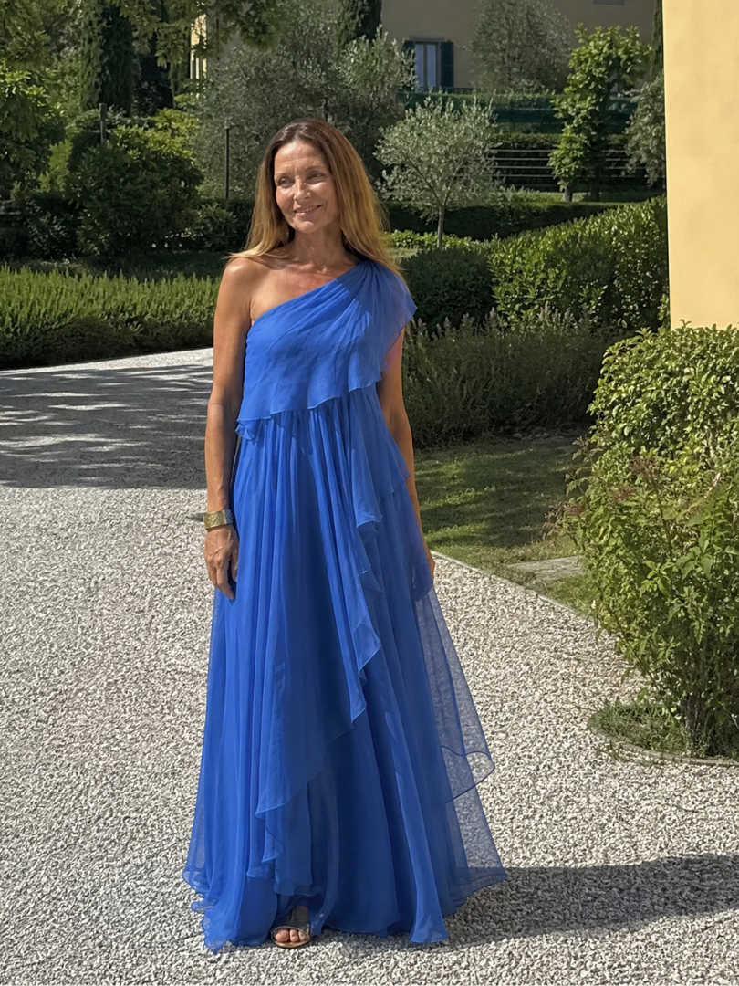 Talia | Maxi Dress with Cascading Ruffles