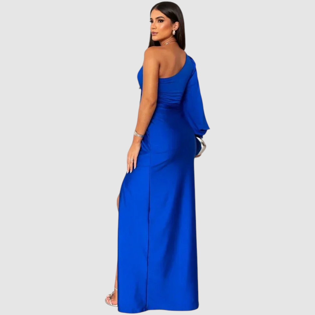 Meredith | Elegant One-Shoulder Maxi Dress