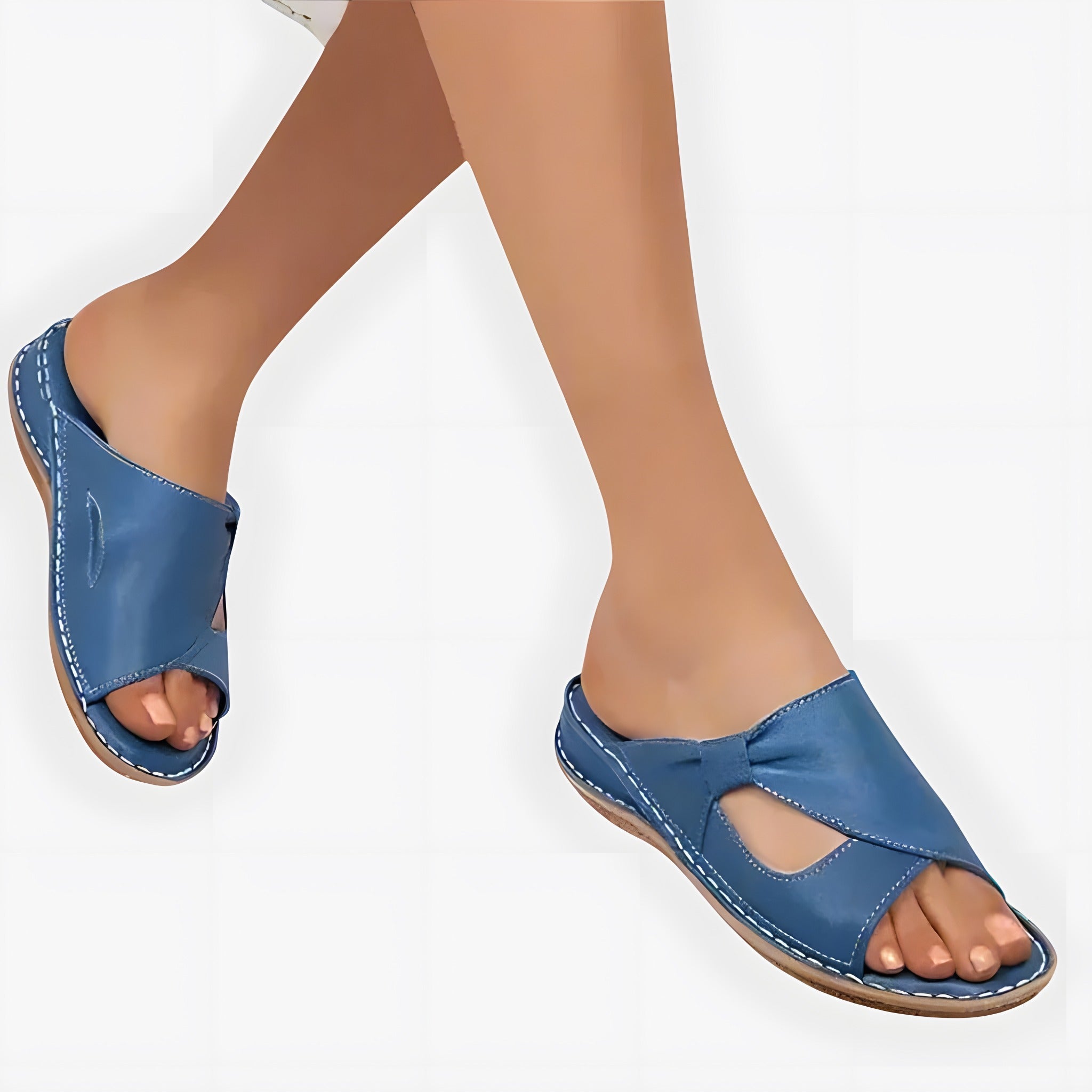 Anna | Women's Orthopaedic Sandals Blue, photo studio