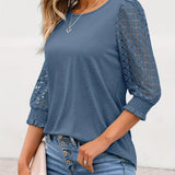 Beatriz | Elegant Blouse with Openwork Sleeves
