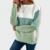 Three-Tone Patchwork Jumper