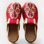 Loretta | Women's Embroidered Flat Sandals