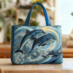 Handcrafted Bag - Ocean Dolphins