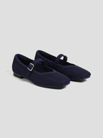 Fiona | Mary-Jane Flats with a Square Toe