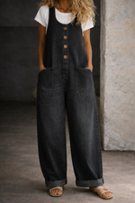 Soft Washed Cotton Overalls