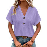 Catriona | Casual Split-Neck Blouse