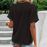 Catriona | Casual Split-Neck Blouse
