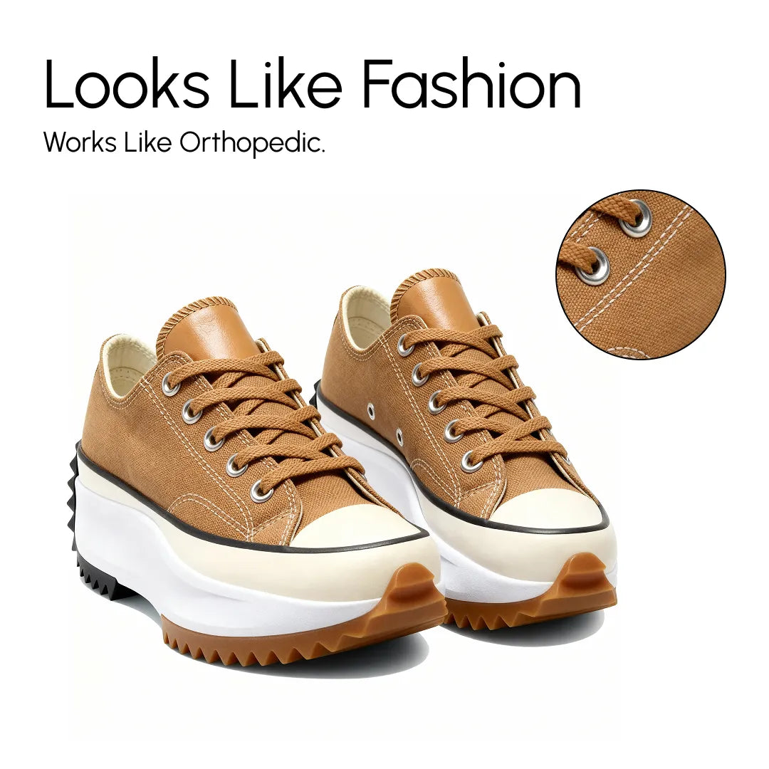 Vada Stylish Orthopedic Shoe Black, photo studio