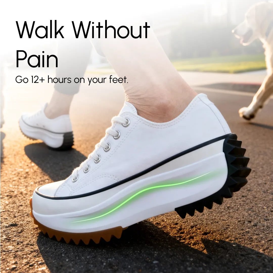 Vada Stylish Orthopedic Shoe Black, photo studio