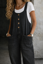 Soft Washed Cotton Overalls