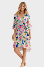 Mia | Elegant Short Floral Dress