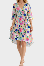 Mia | Elegant Short Floral Dress