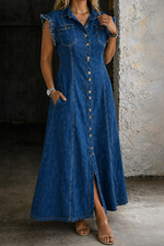 Sleeveless Denim Dress